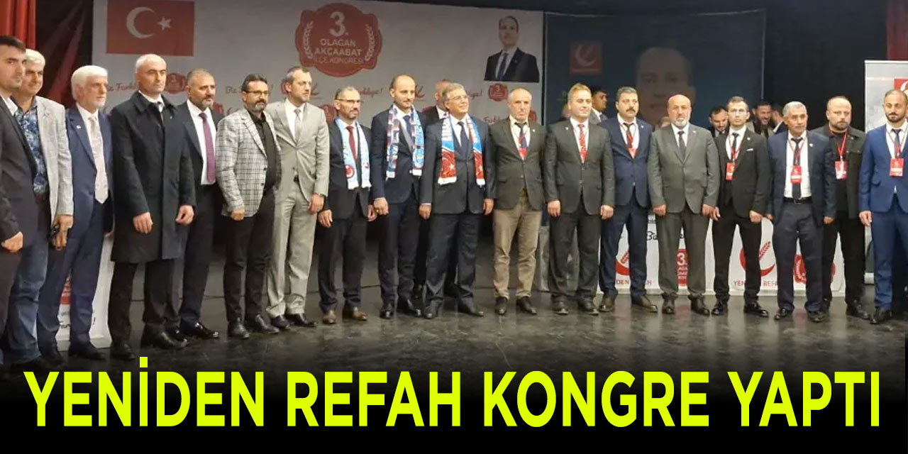 Yeniden Refah Kongre Yaptı