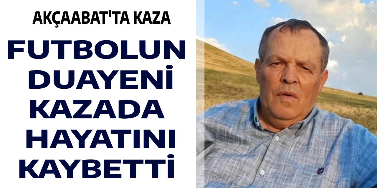Akçaabat'ta Kaza 1 Ölü
