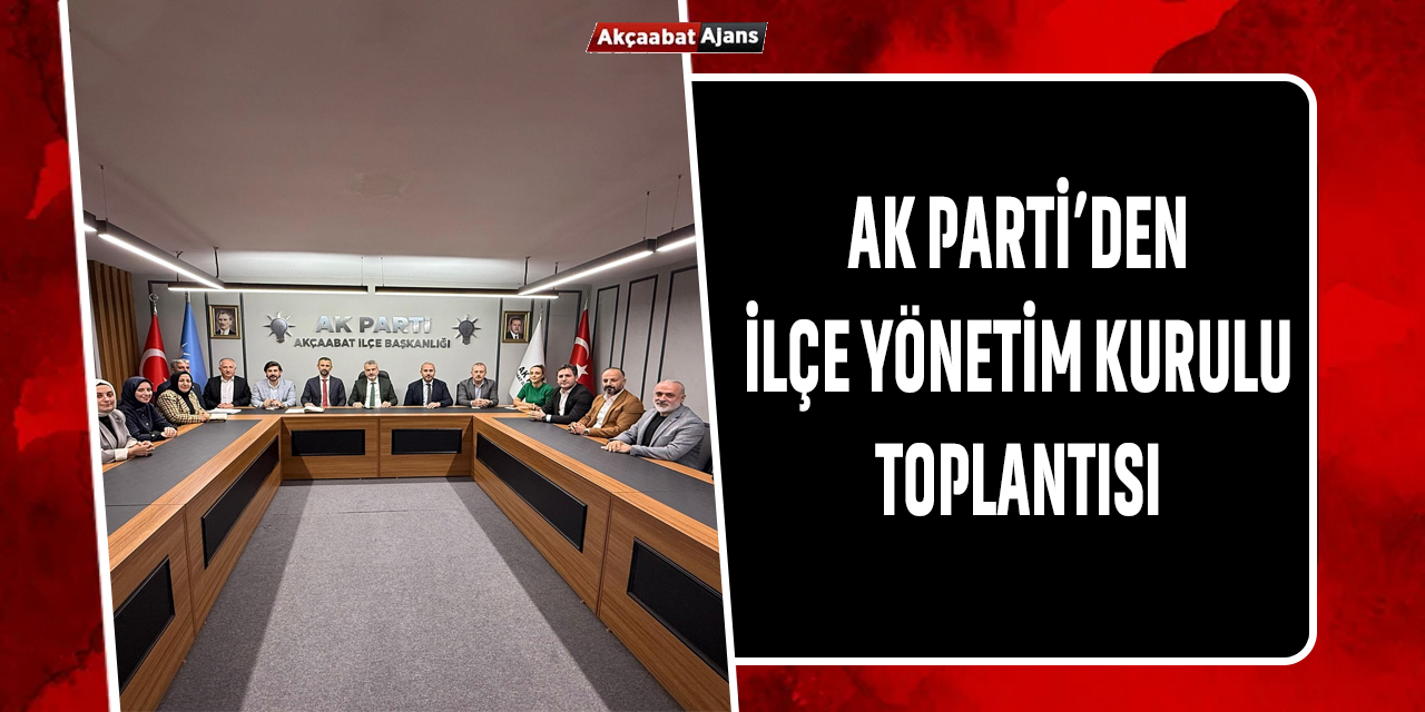 AK Parti'den Haftalık Toplantı
