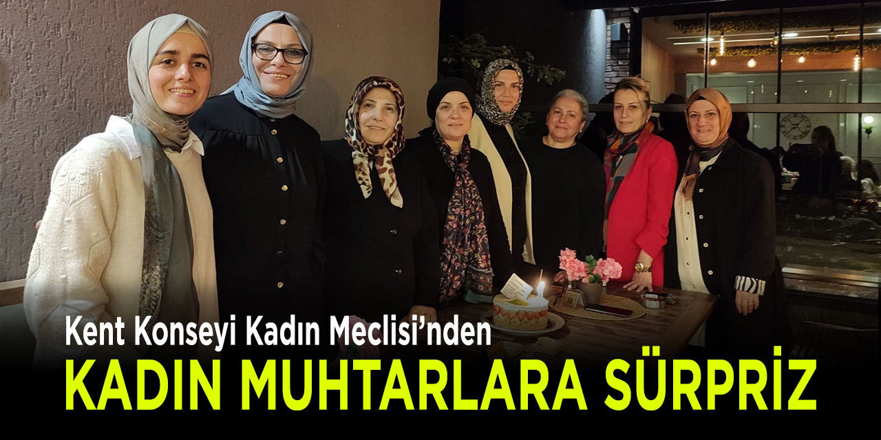 Kadın Muhtarlara Jest