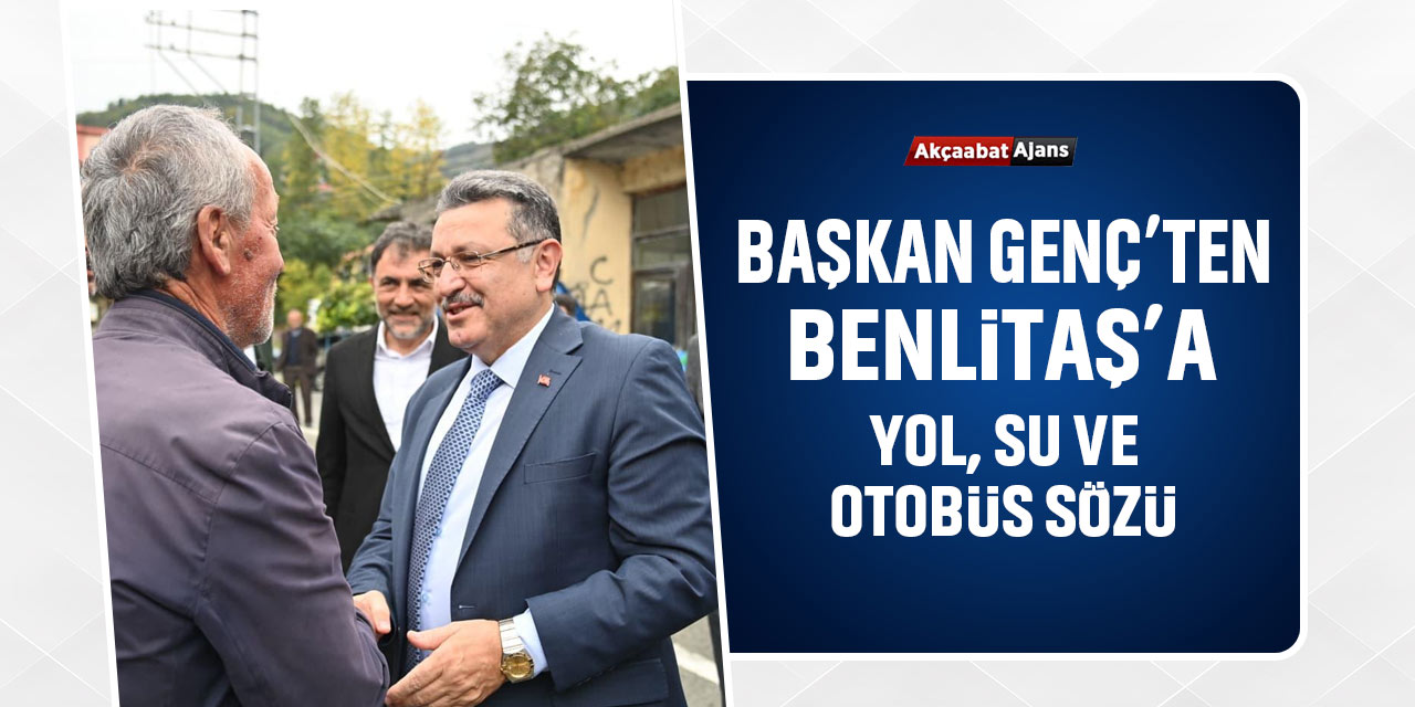 Başkan Genç'ten Yol, Su ve Otobüs Sözü