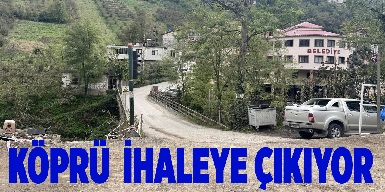 Köprü İhaleye Çıkıyor
