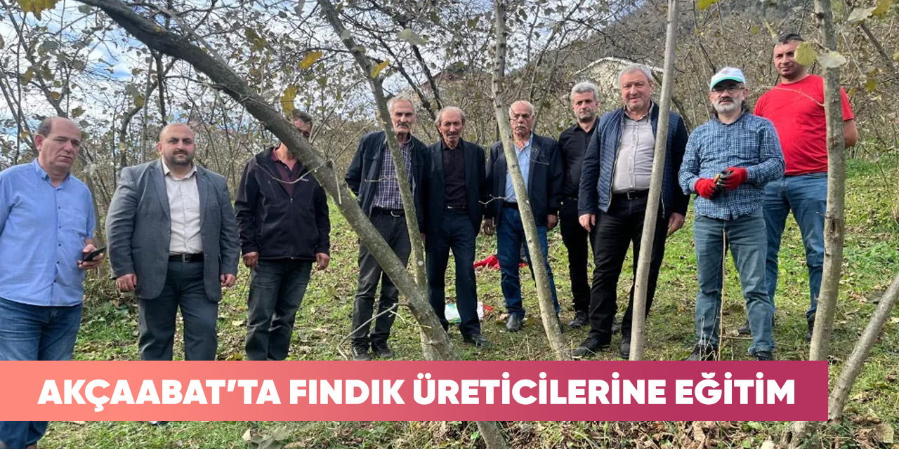 Fındık Üreticilerine Eğitim