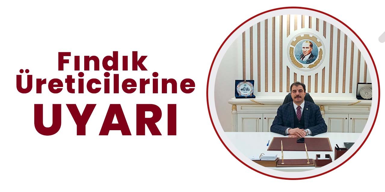 Ziraat Odası'ndan Uyarı