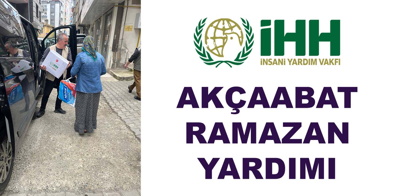 İHH Akçaabat Ramazan Kumanya Dağıtımında