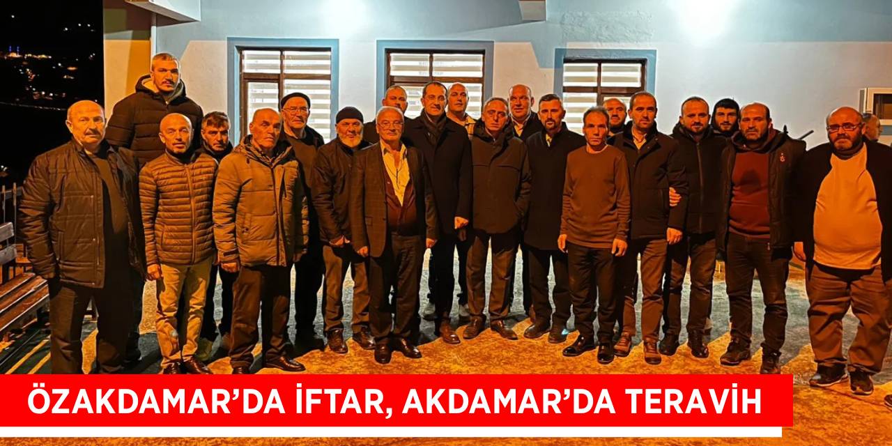 AK Parti Akçaabat Teşkilatı Özakdamar’da İftar, Akdamar’da Teravihte Vatandaşlarla Buluştu