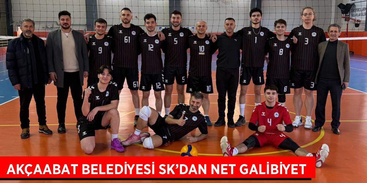 Akçaabat Belediyesi SK’dan Net Galibiyet