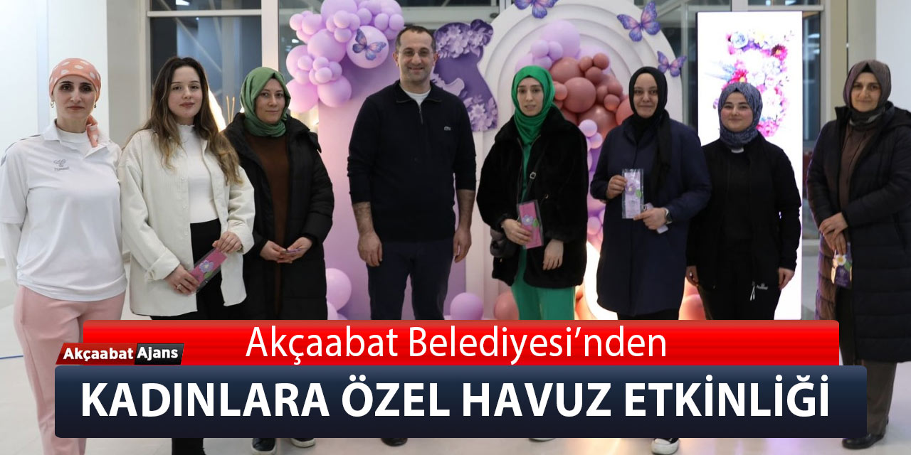 Belediye'den Kadınlara Özel Havuz Etkinliği