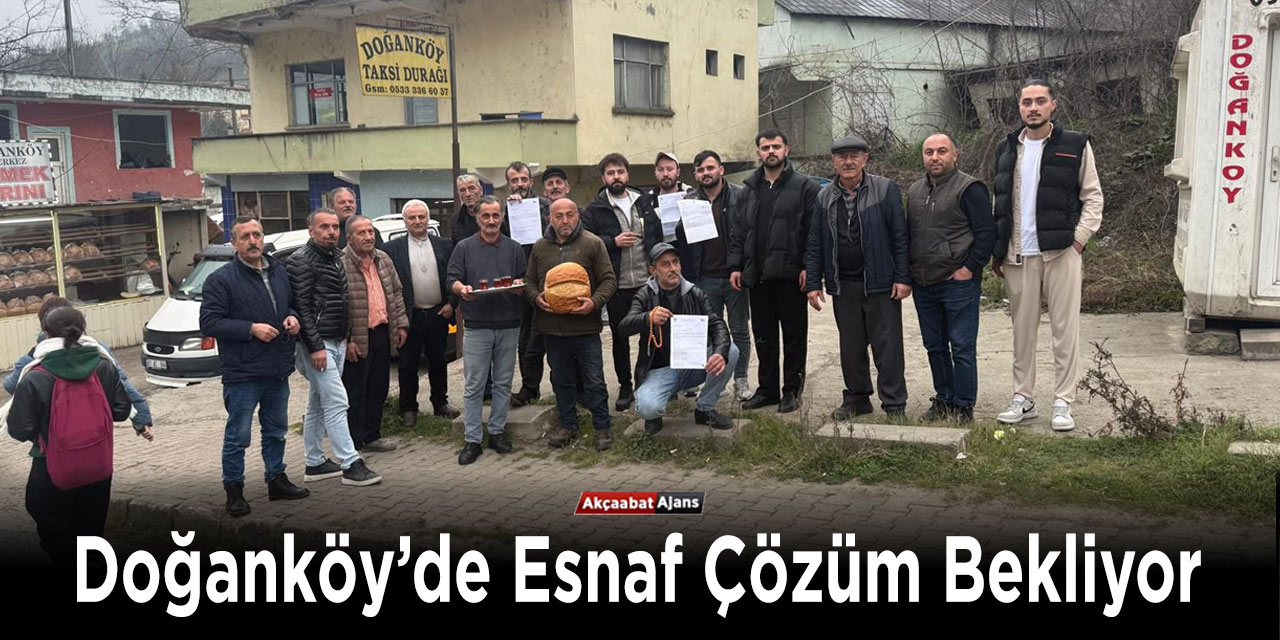 Doğanköy Mahallesinde Esnaf Çözüm Bekliyor