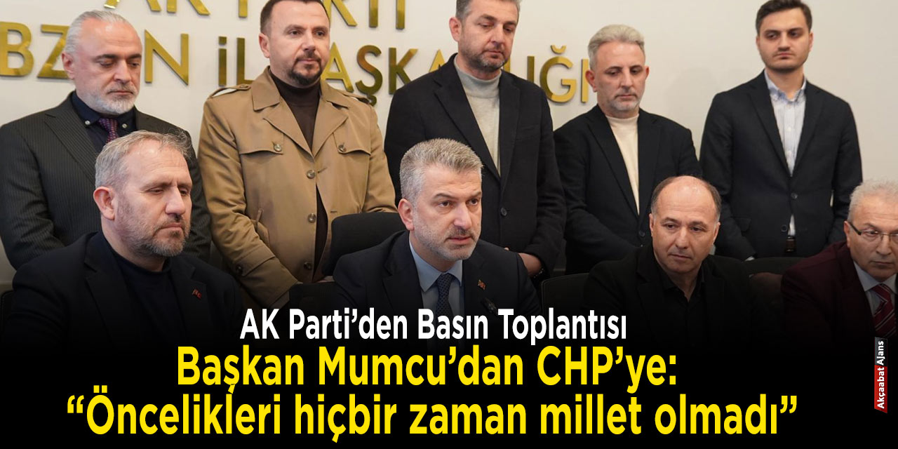 “Mumcu’dan CHP’ye: ‘Öncelikleri hiçbir zaman millet olmadı’”