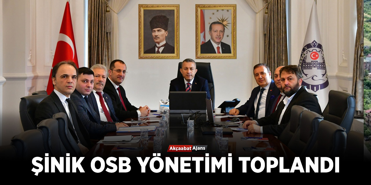 Şinik OSB Yönetimi Toplandı