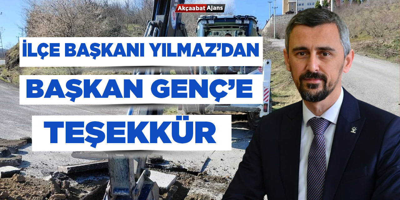 Başkan Yılmaz'dan Başkan Genç'e Teşekkür