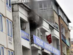 Sürücü Kursunda Yangın
