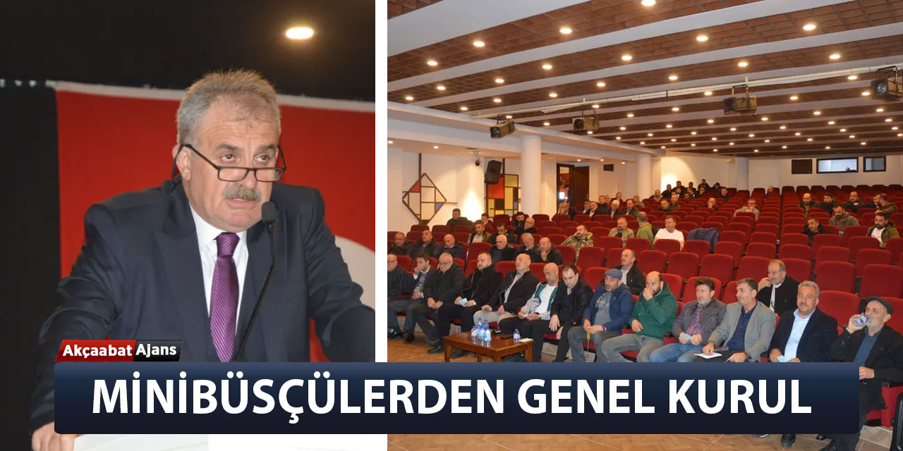 Minibüsçülerden Genel Kurul