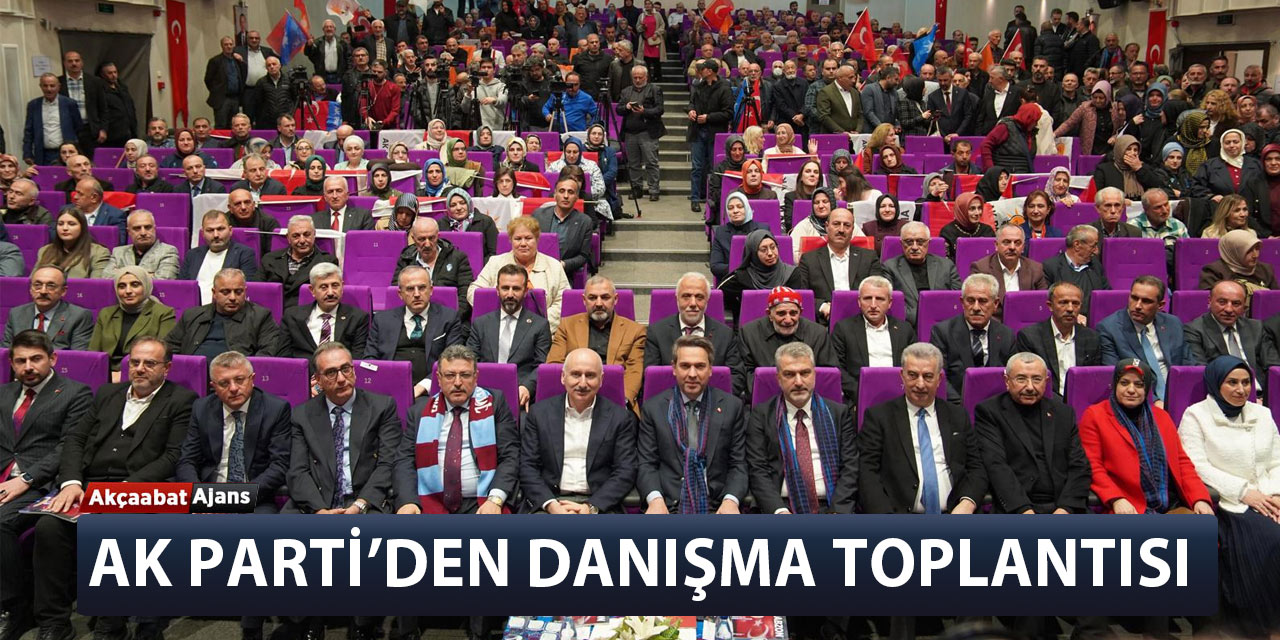 AK Parti'den Danışma, Bakan Bayraktar da katıldı.