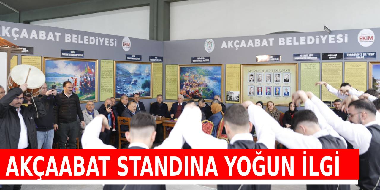 Akçaabat Standına Yoğun İlgi