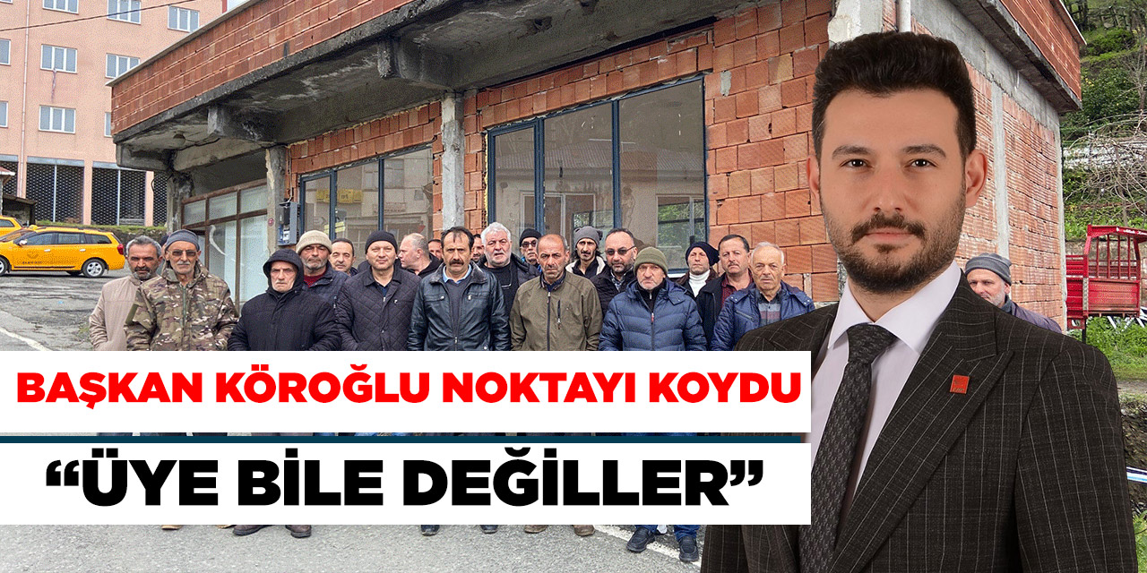 Köroğlu Noktayı Koydu: ‘Toplu istifa söz konusu değil.’