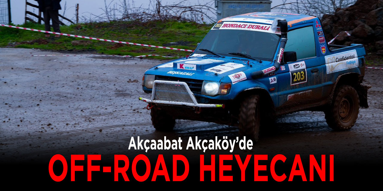 Akçaköy'de Off-Road Heyecanı Zirveye Çıktı