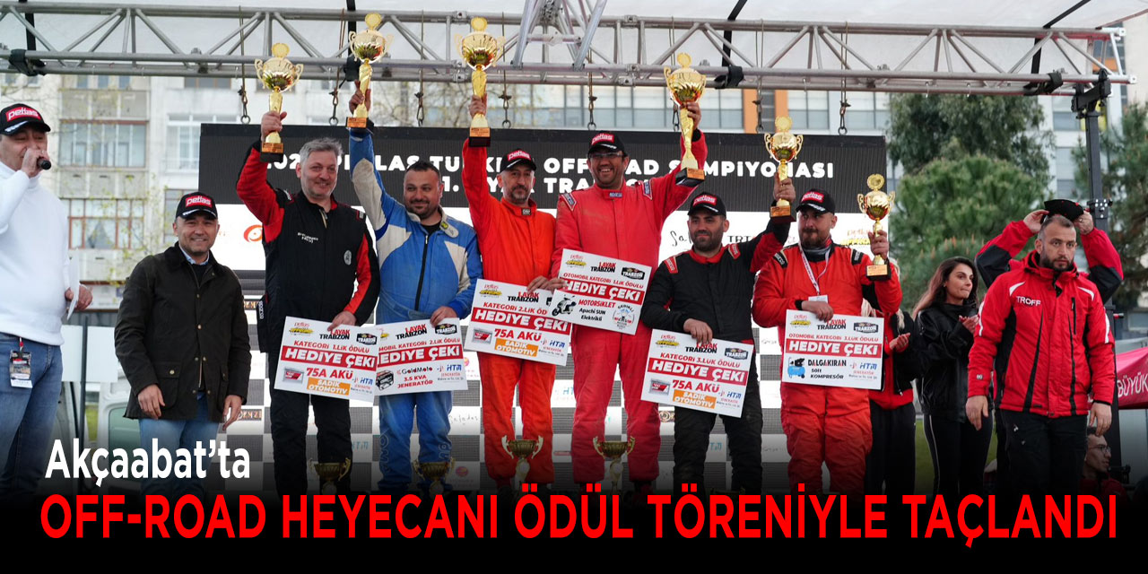 Off-Road Heyecanı Ödül Töreniyle Taçlandı