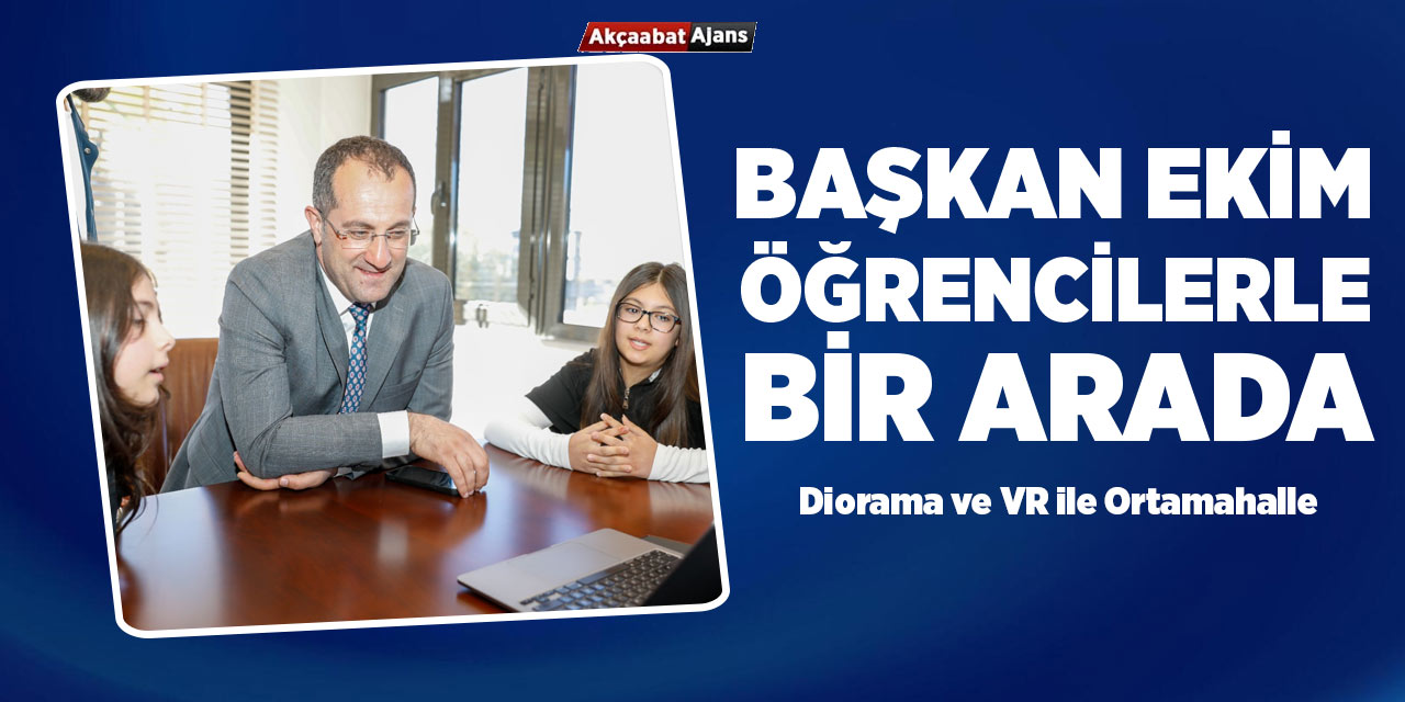 Başkan Ekim Öğrencileri Ağırladı