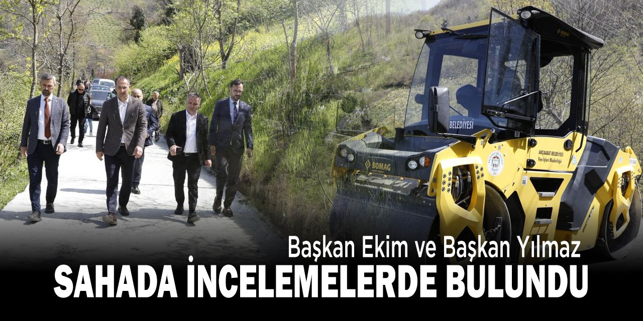 Tatlısu ve Meydankaya'da Sahada İnceleme