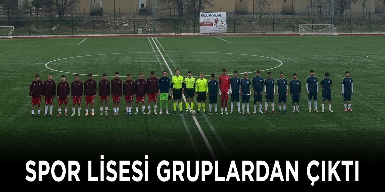 Spor Lisesi Gruptan Çıkmayı Garantiledi