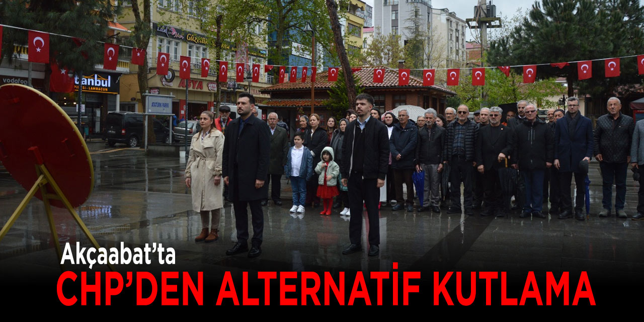 CHP'den Alternatif Kutlama