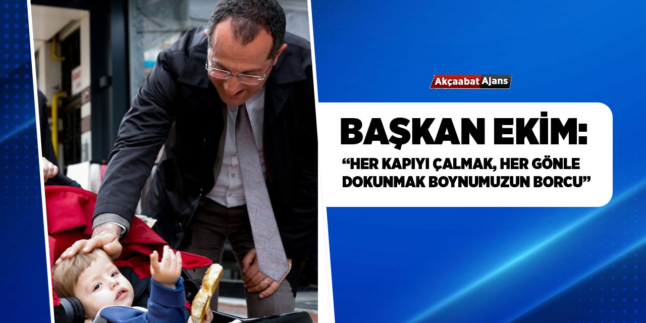 Başkan Ekim Sahada