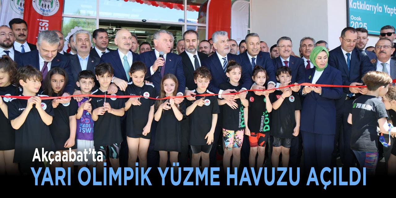 Yarı Olimpik Yüzme Havuzu açıldı.
