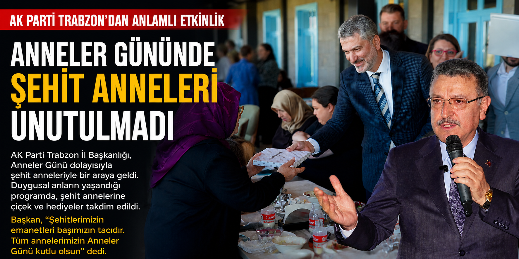 AK Parti Şehit Annelerini Unutmadı