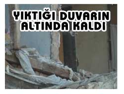 Düzköy'de İş Kazası, 1 Ölü