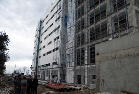 Cumur'dan İnşaata Ziyaret