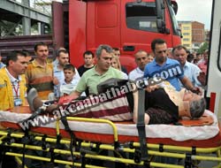 Yaşlı Kadına Tır Çarptı