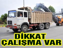 Akçaabat'ta Yol Bakımı