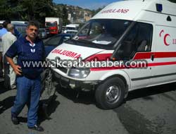 Akçaabat’ta Trafik Kazası