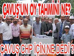 Çavuş Broşür Dağıttı