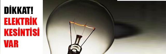 Akçaabat'ta elektrik kesintisi uygulanacağı bildirildi.