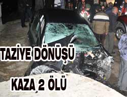 Yeşiltepe'de Kaza 2 Ölü