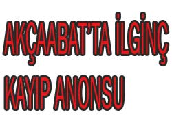 Kayıp Araba Anonsu