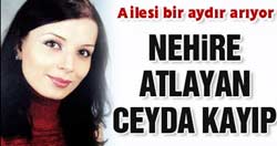 Nehire Atlayan Ceyda Bulunamıyor