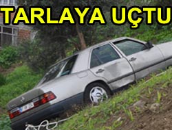 Araç Tarlaya Yuvarlandı