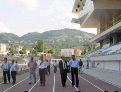 Spor Tesislerini Gezdiler