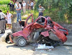 Salacık'taki Trafik Kazası