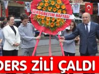 Akçaabat'ta 2013-2014 eğitim-öğretim yılının başlaması dolayısıyla tören düzenlendi.
