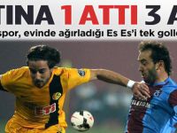 Trabzonspor Eskişehir'i 1-0 mağlup etti.