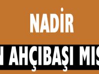 Nadir^'den Öztürk "Sen Ahçıbaşı mısın?