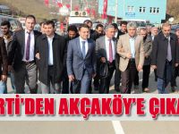 AK Parti Kurmayları Akçaköy'de Seçim Çalışması Yaptı