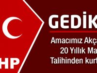 Gedikli "Adres MHP'dir"