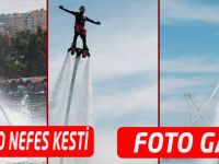 Akçaabat'ta flyboard gösterisi nefes kesti FOTO GALERİ