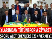Vekil adaylarından Tütünspor'a Ziyaret